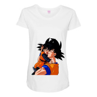 Goku And Goten Maternity Scoop Neck T-shirt | Artistshot