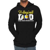 Volleyball Dad The Most Stressful Position Happy Fathers Day T Shirt Lightweight Hoodie | Artistshot