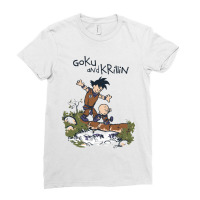 Goku And Krillin Ladies Fitted T-shirt | Artistshot