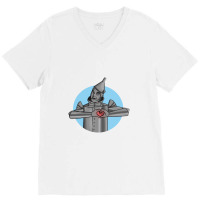 I Have A Heart Tin Man V-neck Tee | Artistshot