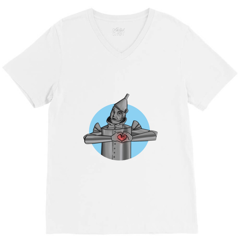 I Have A Heart Tin Man V-neck Tee | Artistshot