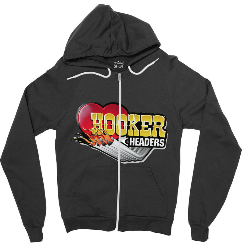 Hooker Headers Zipper Hoodie | Artistshot