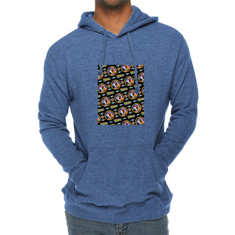 Retro Time Travel V2, Time Machine Lightweight Hoodie by hydrant-podcast | Artistshot