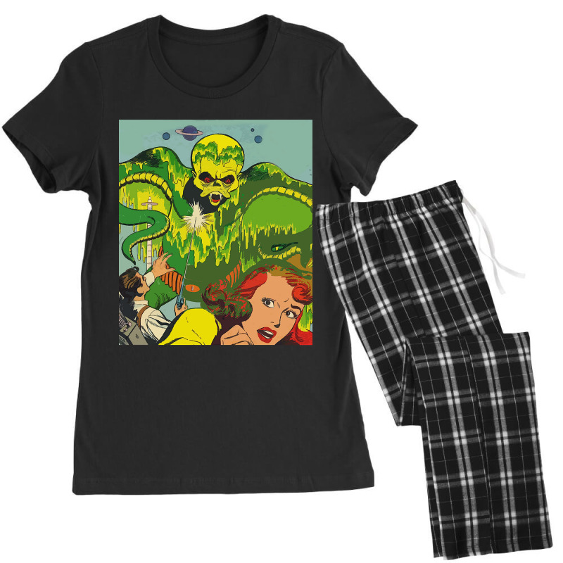 Retro Vintage Robotic Mens My Favorite Women's Pajamas Set by Artist-Marin | Artistshot