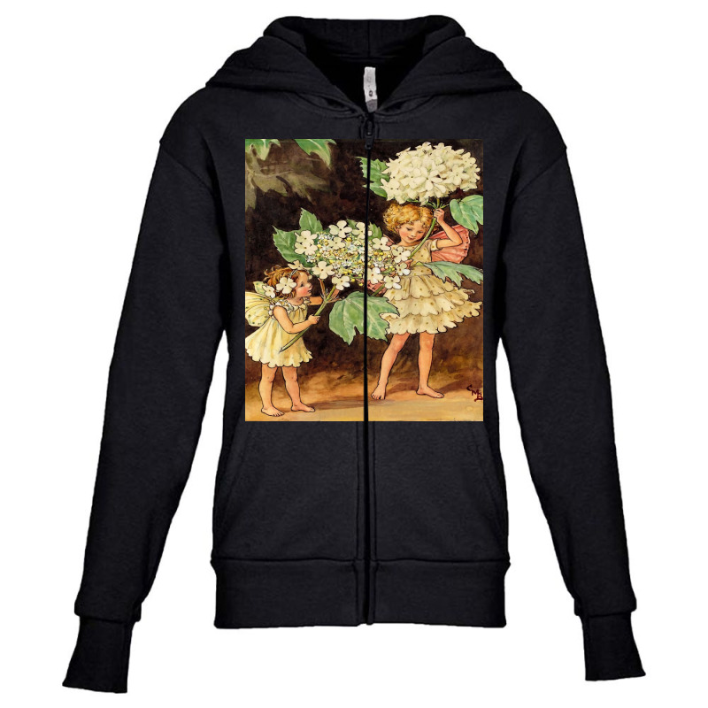 Cicely Mary Barker The Guelder Rose Youth Zipper Hoodie | Artistshot