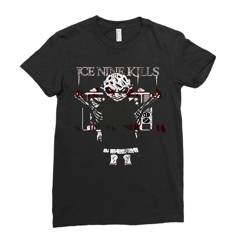 Cartoon Character Heavy Metal Men Women Ladies Fitted T-Shirt by Artist-Edmundo | Artistshot