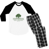 Four Seasons Total Landscaping Men's 3/4 Sleeve Pajama Set | Artistshot