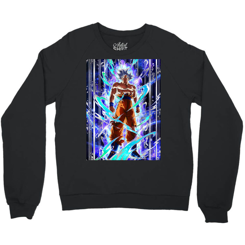 Goku Ultra Instinct Crewneck Sweatshirt by Ha Thu | Artistshot