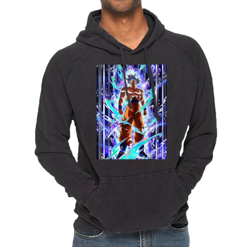 Goku Ultra Instinct Vintage Hoodie by Ha Thu | Artistshot