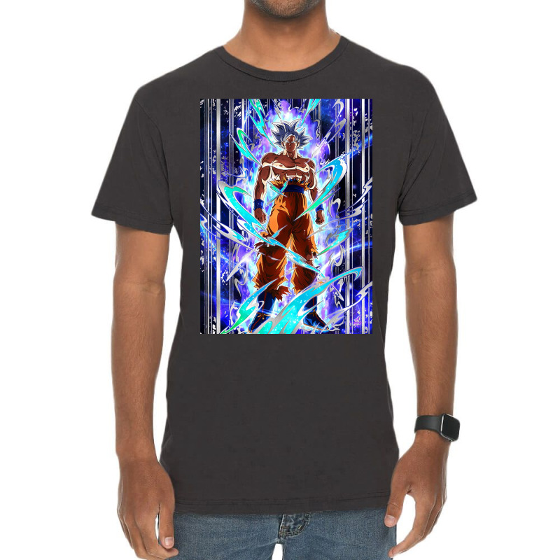 Goku Ultra Instinct Vintage T-Shirt by Ha Thu | Artistshot