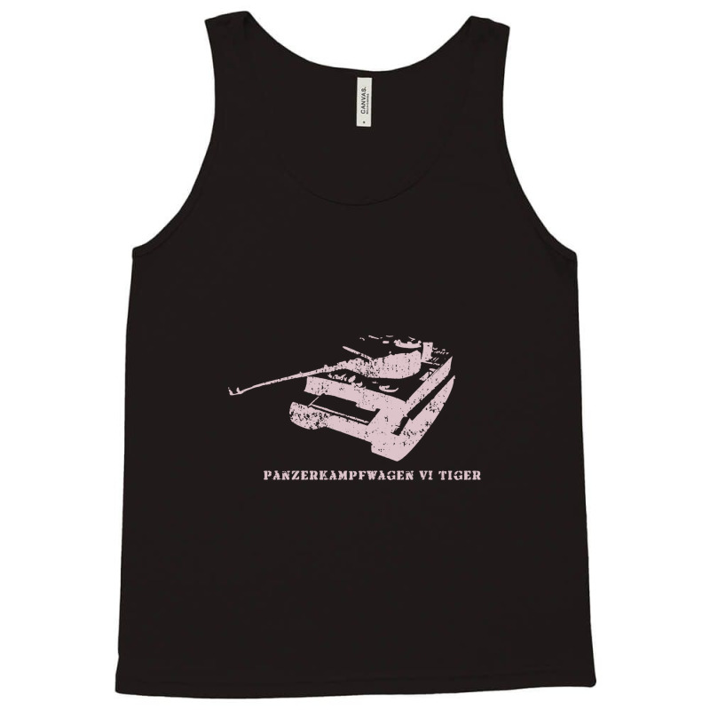 Panzer Vi Tiger I German Army Tank Silhouette Tank Top by naeshastores | Artistshot