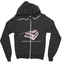 Panzer Vi Tiger I German Army Tank Silhouette Zipper Hoodie | Artistshot