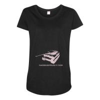 Panzer Vi Tiger I German Army Tank Silhouette Maternity Scoop Neck T-shirt | Artistshot