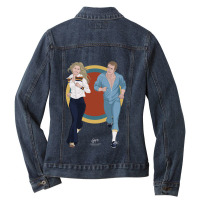 Playing  Bionic Men Women Ladies Denim Jacket | Artistshot