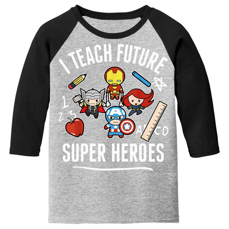 Super Heroes I Teach Future Youth 3/4 Sleeve by AllStar | Artistshot