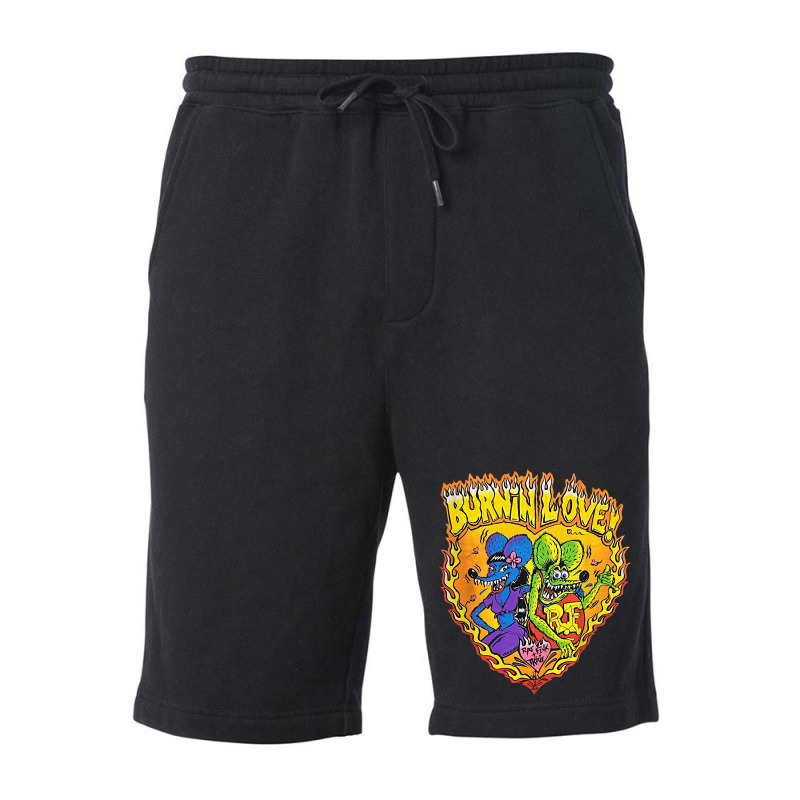 Character Animated Hot Rod Mens My Favorite Fleece Short | Artistshot