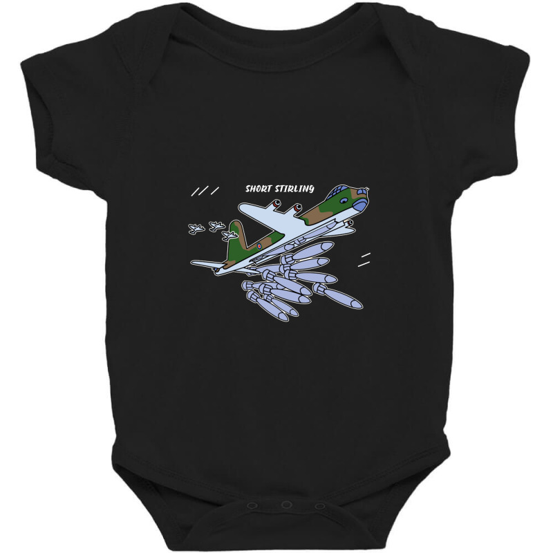 Short Stirling Ww2 Bomber Plane Baby Bodysuit | Artistshot