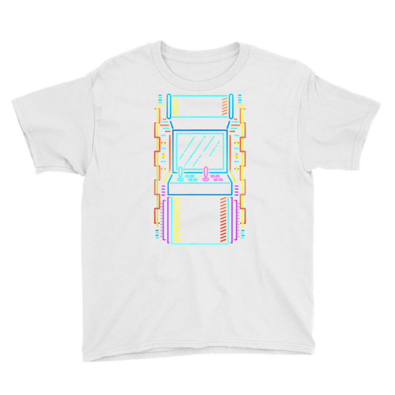 Arcade Video Games Machine Gamer Gaming 80's Retro Vintage T Shirt Youth Tee | Artistshot