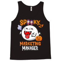 Boo Halloween Costume Spooky Marketing Manager T Shirt Tank Top | Artistshot