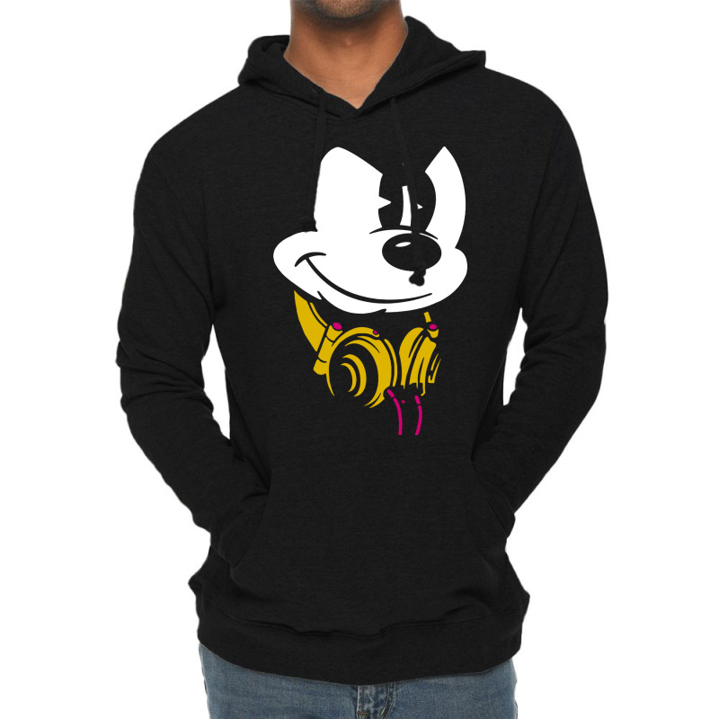 Mouse Headphones Lightweight Hoodie by AllStar | Artistshot