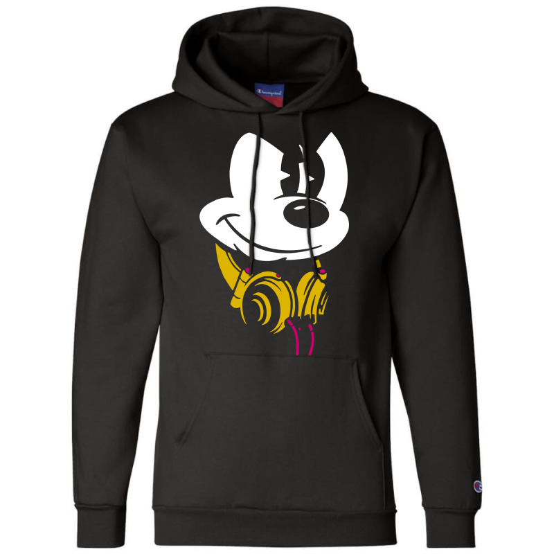 Mouse Headphones Champion Hoodie by AllStar | Artistshot