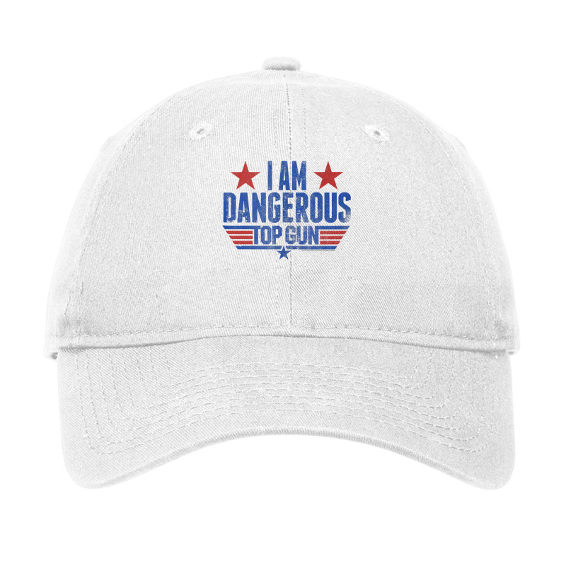 Top Gun I Am Dangerous Tank Top Adjustable Cap | Artistshot