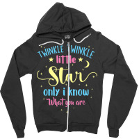 Twinkle Twinkle Little Star Gender Reveal Party Baby Shower T Shirt Zipper Hoodie | Artistshot