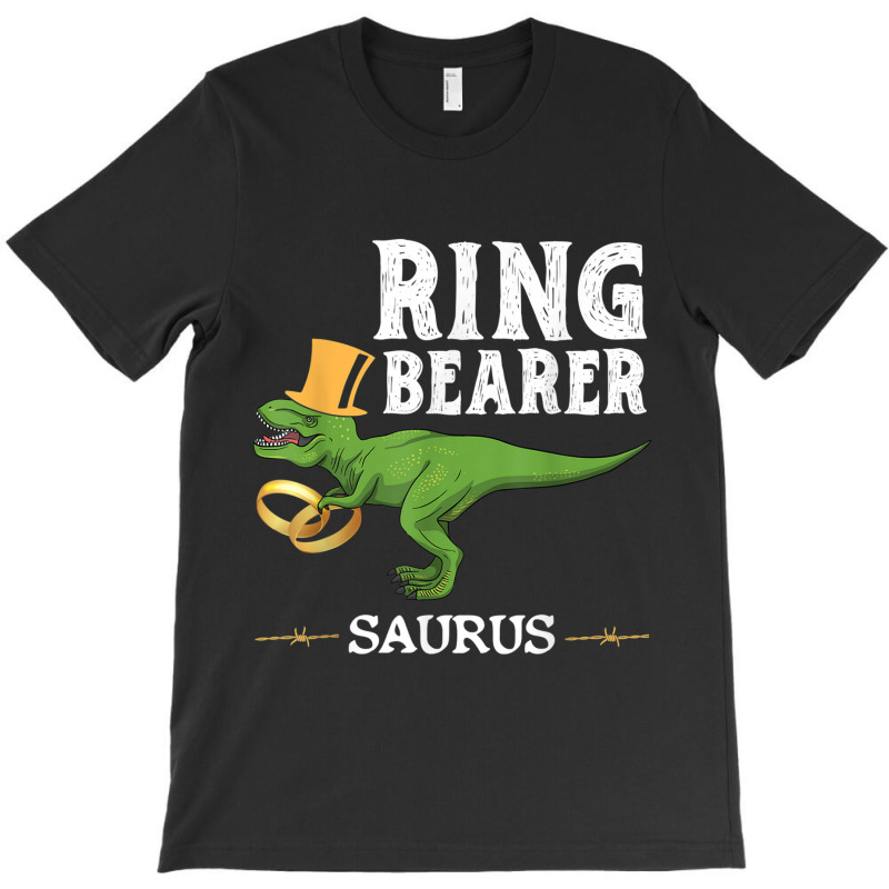 Trex Dinosaur Wedding Party - Ring Bearer Saurus Funny Men T-shirt | Artistshot