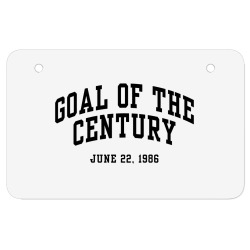 goal of the century ATV License Plate | Artistshot