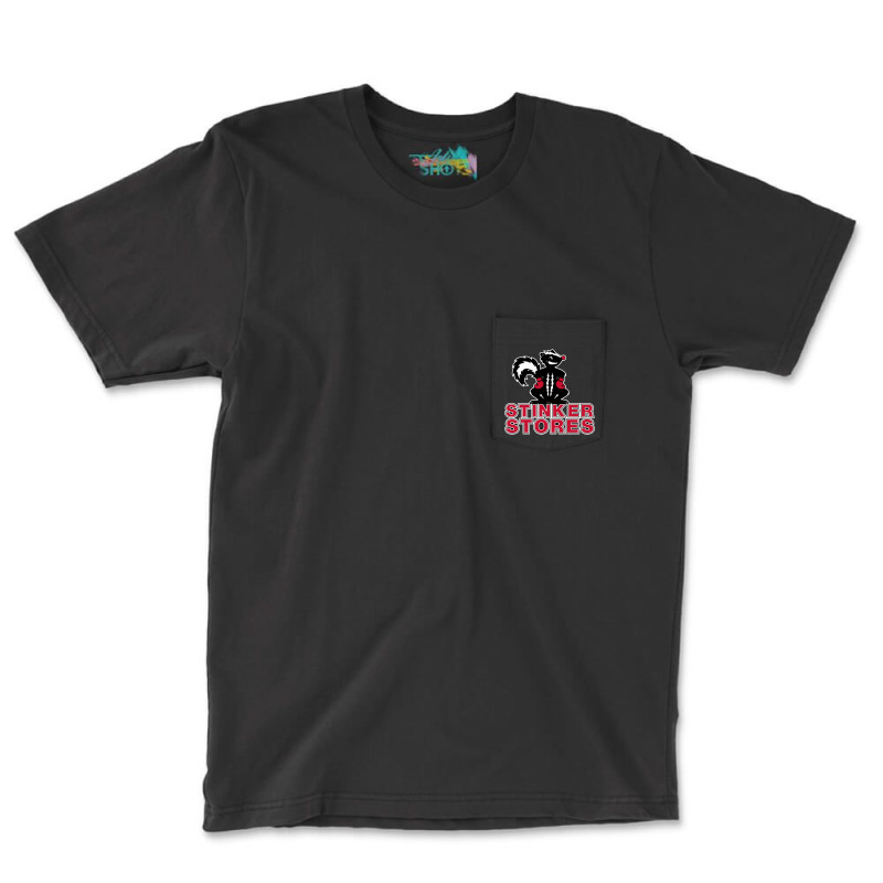 Stinker Gas Station Pocket T-shirt | Artistshot