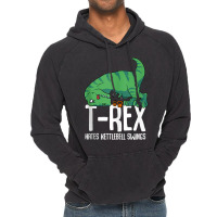 T-rex Hates Kettlebell Gym Short Arms Dino Lover Funny Trex For Mens W Vintage Hoodie | Artistshot