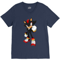 New Style 3d Super Black Hedgehog V-neck Tee | Artistshot