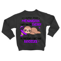 Meningitis Awareness T  Shirt3168 Toddler Sweatshirt | Artistshot