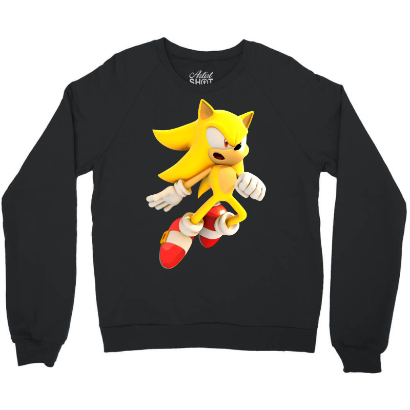 Yellow Hedgehog Jumps Aside Crewneck Sweatshirt | Artistshot