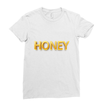 Honey Yellow Ladies Fitted T-shirt Designed By Daunketapang