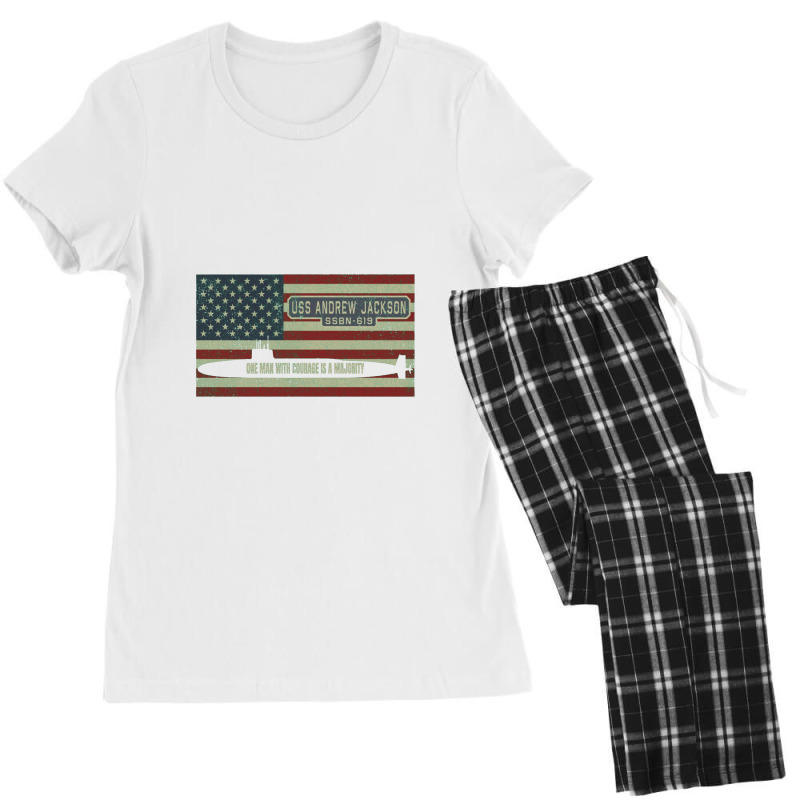 Uss Andrew Jackson Ssbn 619 Nuclear Ballistic Missile Submarine Women's Pajamas Set by naeshastores | Artistshot