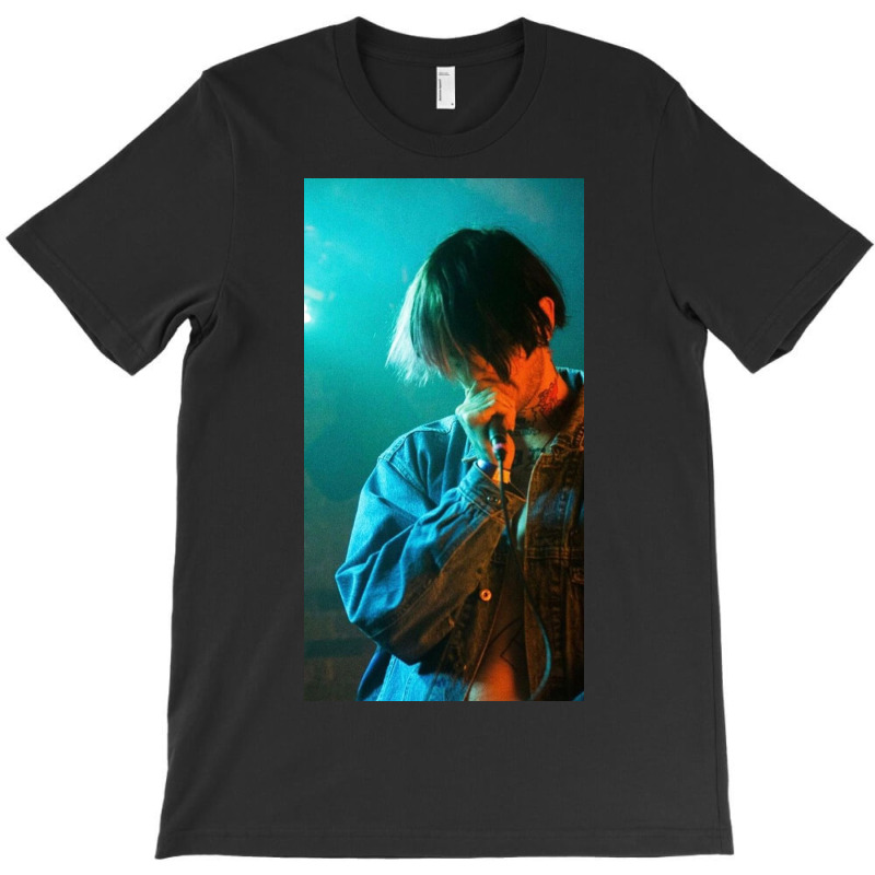 Lilpeep Covered Bangs T-shirt | Artistshot