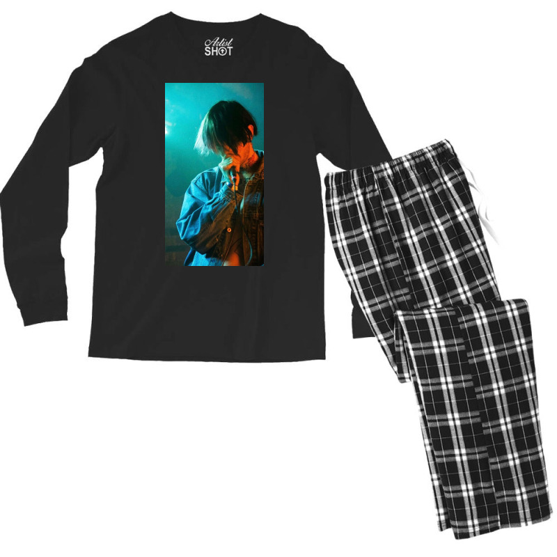 Lilpeep Covered Bangs Men's Long Sleeve Pajama Set | Artistshot