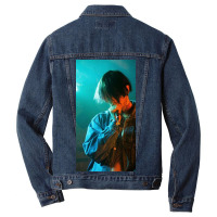 Lilpeep Covered Bangs Men Denim Jacket | Artistshot