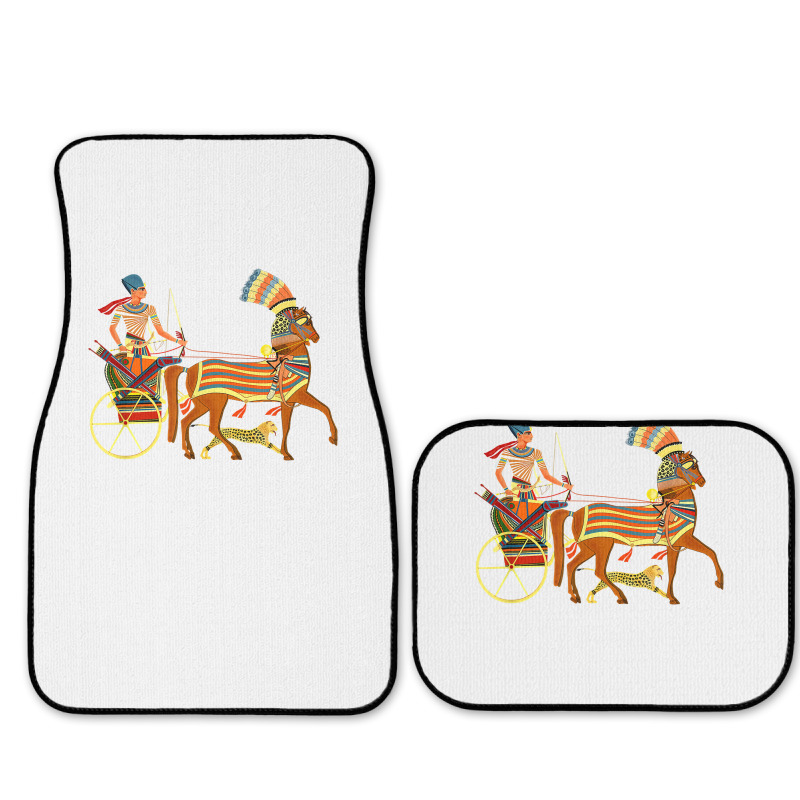 Ramesses Ii On An Egyptian Chariot T Shirt Full Set Car Mats | Artistshot