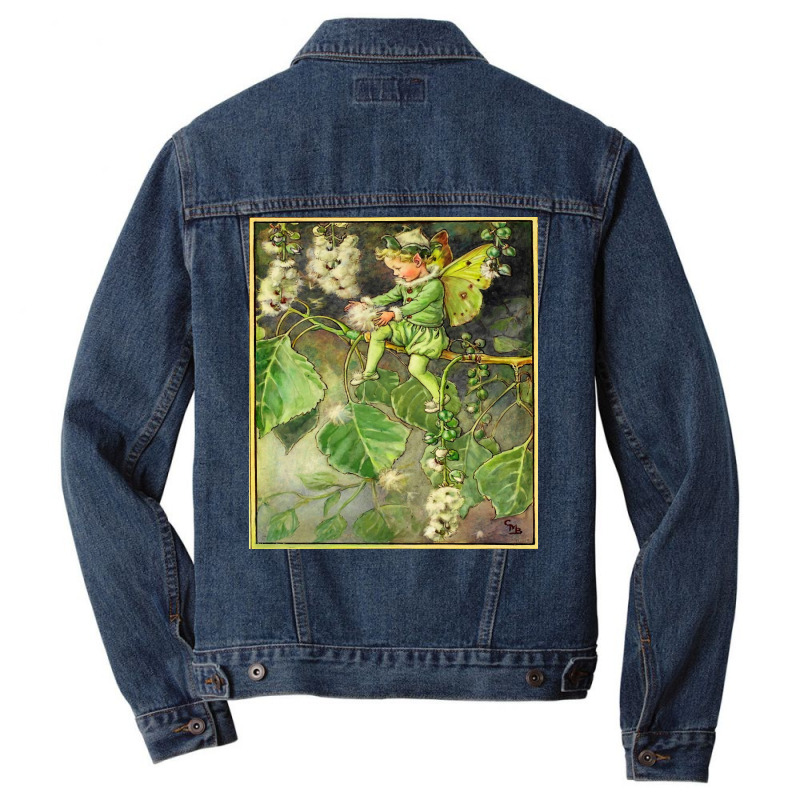 Cicely Mary Barker The Poplar Tree Men Denim Jacket | Artistshot