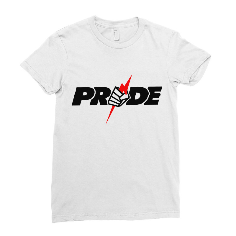 Pride Fighting Ladies Fitted T-Shirt by Viscount Art | Artistshot