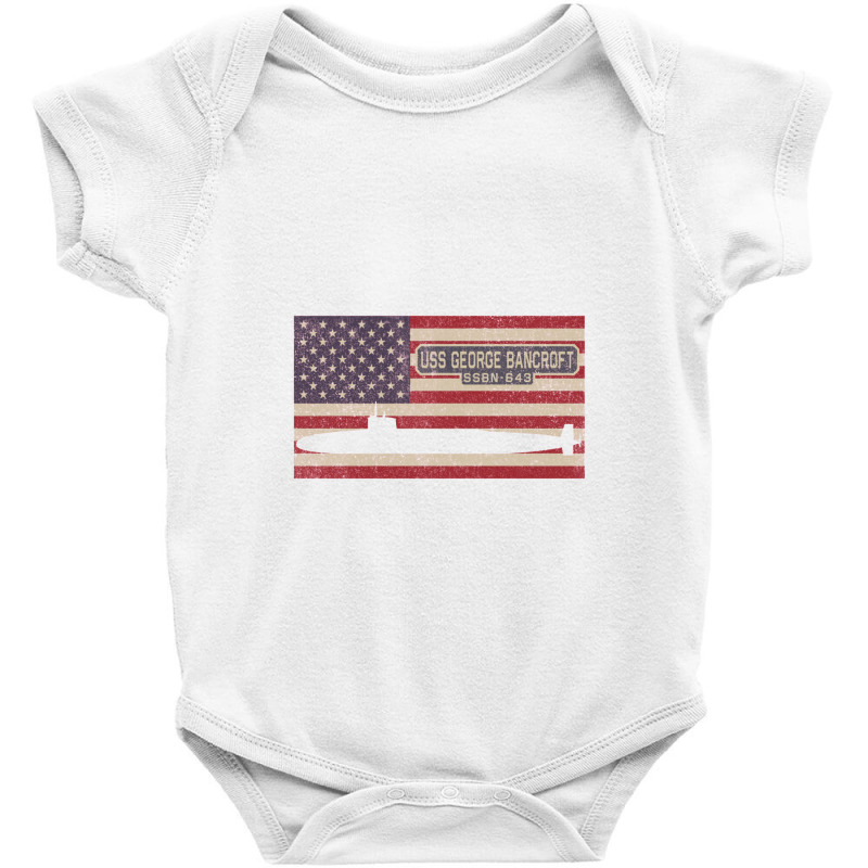 Uss George Bancroft Ssbn 643 Benjamin Franklin Class Ballistic Missile Baby Bodysuit by naeshastores | Artistshot