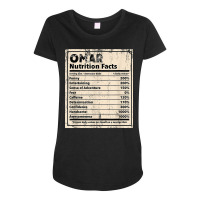 Omar Nutrition Facts Funny Name Humor Nickname Sarcasm T Shirt Maternity Scoop Neck T-shirt | Artistshot