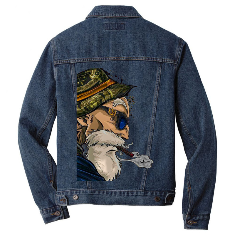 Master Roshi Drip Men Denim Jacket by Ha Thu | Artistshot