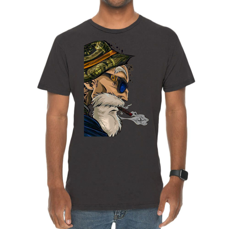 Master Roshi Drip Vintage T-Shirt by Ha Thu | Artistshot