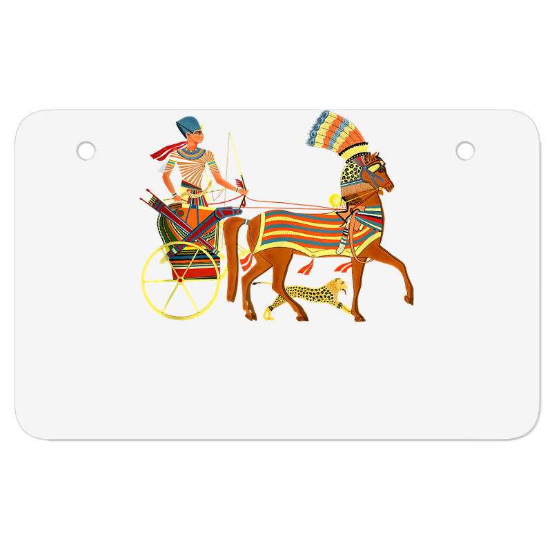 Ramesses Ii On An Egyptian Chariot Tank Top Atv License Plate | Artistshot