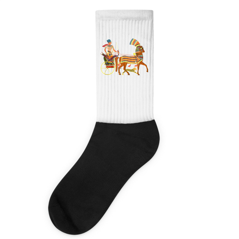 Ramesses Ii On An Egyptian Chariot Tank Top Socks | Artistshot