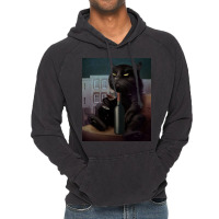 Black Cat Drink Forget Things 3 Vintage Hoodie | Artistshot