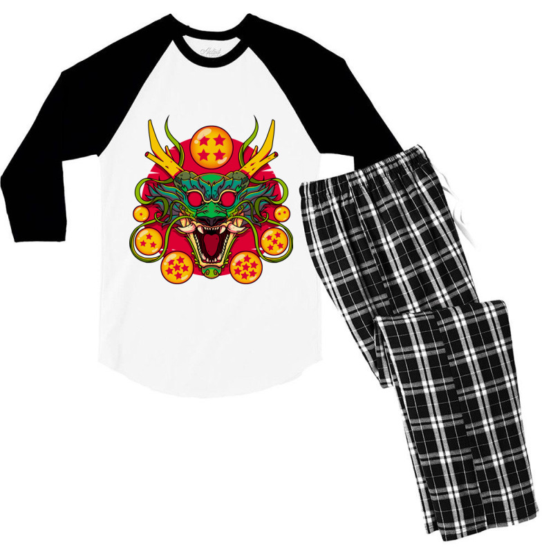 Oni Shenron Men's 3/4 Sleeve Pajama Set by Ha Thu | Artistshot